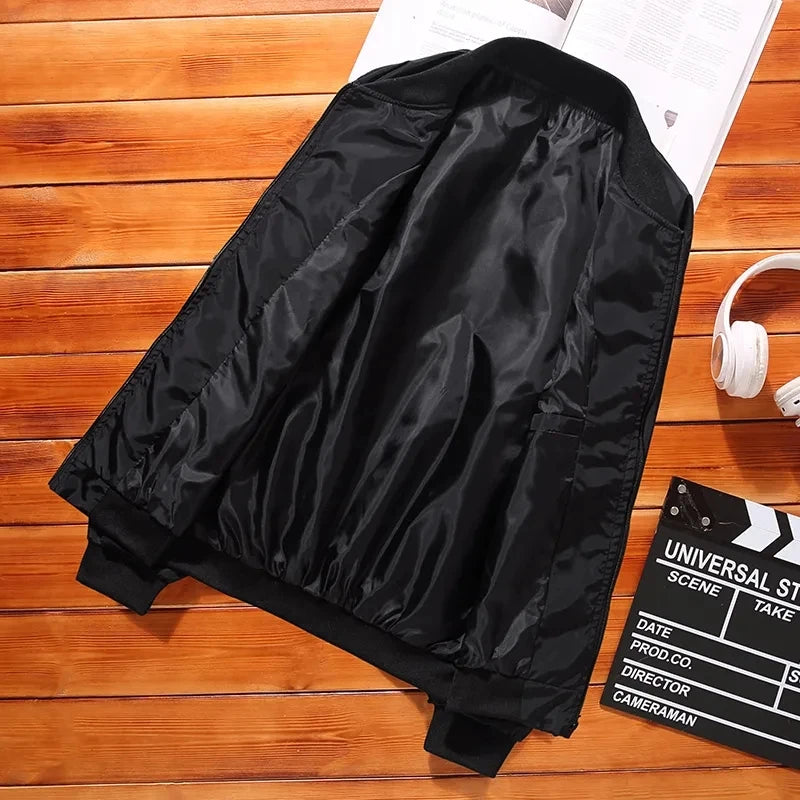 Windproof Casual Jacket Men Stylish Zipper Pocket Coat