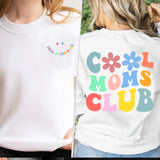 Trendy Cool Moms Club Crewneck Sweatshirts Fashion Forward Streetwear for Moms
