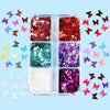 Red Valentines Day Nail Glitter Love Heart Sequins Powder For Art