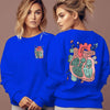 Anatomical Heart Flower Print Women Sweatshirts