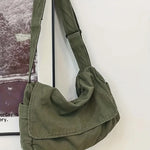 Bag Vintage Handbag Canvas Teenager Shoulder Tote Bags Casual