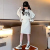 Spring & Autumn Outfits for Girls Hoodies + Skirts