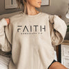Trendy Faith Sweatshirt Bible Verse Hoodie for Women