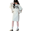 Spring & Autumn Outfits for Girls Hoodies + Skirts