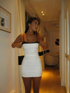 Lace Patchwork Mini Short Dress