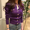2024 Autumn Long Sleeve Fashion Women Cardigans Sweater