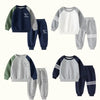 Spring Autumn Children Clothes Patchwork Kids Boys