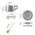 1 Set Nordic Ins; Ceramic Coffee Cup Dish Tea Set Mug Set Business Gift with Spoon Mugs Coffee Cups