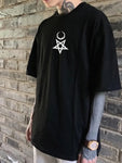 Gothic Streetwear: Oversized Clothing with Charming Graphics - Men's Casual T-Shirts