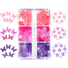 Red Valentines Day Nail Glitter Love Heart Sequins Powder For Art