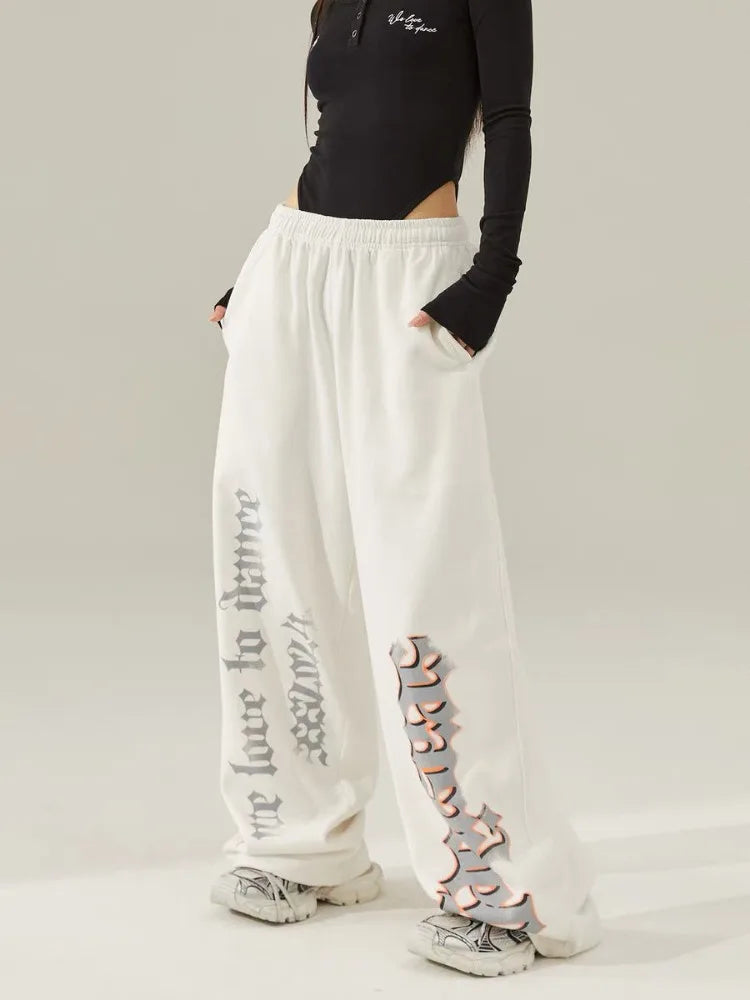 Vintage Y2k Baggy Joggers Sweatpants Woman Oversized Harajuku Streetwear