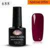 7ML Pink Glitter Quick Extension Gel Nail Polish Gold Foils