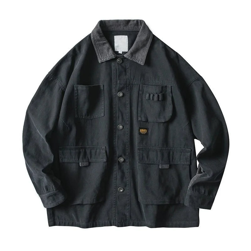 Japanese Streetwear Cargo Jacket