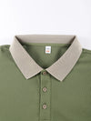 Polo Shirt Womens Summer Sporty T-Shirts Trend Striped Cuffs Tops