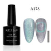 Cat Eye Gel Nail Polish With Magnet Soak off UV Holographic