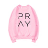 Pray Faith Hoodie Christian Sweatshirt for Women
