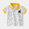 Polo Shirt Short Sleeve Kids Polos Tshirt Toddler Boy Girl Clothes