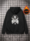 Trendy Retro Printed Pullover Hoodie for Men Casual Street Style Perfect for Autumn and Winter