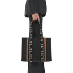 Large Capacity Woven Material Shopping Holiday Handbag New Fashion Classic Retro