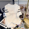 Boho Chic Oversized Tee Ice Silk Material