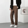 Lightweight Chino Pants Korean Fashion Pleated Trousers