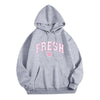 Printed Letter Crew Neck Sweatshirt Fresh Love Hooded Pullover
