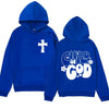 Child of God Print Hoodie Jesus Christian Funny in Hip Hop Streetwear