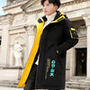 Autumn Winter Hip Hop Men's Thicken Overcoat Warm Streetwear