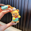 Cartoon Butter Bear Keychain Pendant Cute Fashion Doll Gift for Children