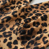 Sleeveless V-NeckHalter Leopard Print Mini Dress