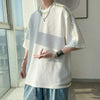 Men Summer Quality T Shirts Manual Suture Harajuku Casual Tshirt