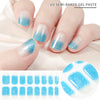 UV Semi-Cured Gel Nail Wraps Stickers Strips French Long Lasting