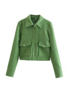 Womens Long Sleeve Casual Jacket