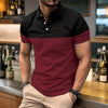 Summer Men's Short sleeved Polo Shirt Business Casual Collar T-shirt Breathable