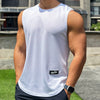 Mens Gym Tank top Men Fitness Sleeveless Shirt Male Mesh
