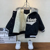 Boys Coat Outwear Sweet Thicken Velvet Winter
