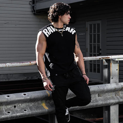 Loose Fit Heavy weight Tee Shirt for GYM Men Workout 2024