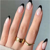 Colorful Glossy Acrylic Press On Nails Long Coffin Tips