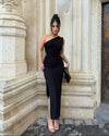Backless Split Sleeveless Maxi Party Dress for Women