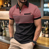 Summer Men's Short sleeved Polo Shirt Business Casual Collar T-shirt Breathable