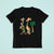 Women Casual T-Shirt Animal Cartoon Printed Short Sleeve Black Tops Suitable For Summer