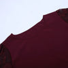 Dress Plus Size Elegant Embroidery Chiffon Lace Half Sleeve Prom Formal Party