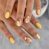 Colorful Glossy Acrylic Press On Nails Long Coffin Tips