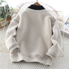 Autumn and Winter Children's Warm Fleece Sweatshirt