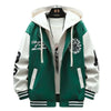 Hooded Jacket Men Breathable Outwear Male Patchwork Streetwear