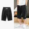 Plus Size Summer Harem Pants Men Short Joggers Style Calf-Length Casual