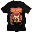 Anya Forger Harajuku Graphic Tee Men's 100% Cotton Oversized Style