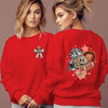 Women’s Leopard Print Football Sweatshirt