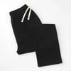 Men's Loose Straight Pants Diagonal Stripes Elastic
