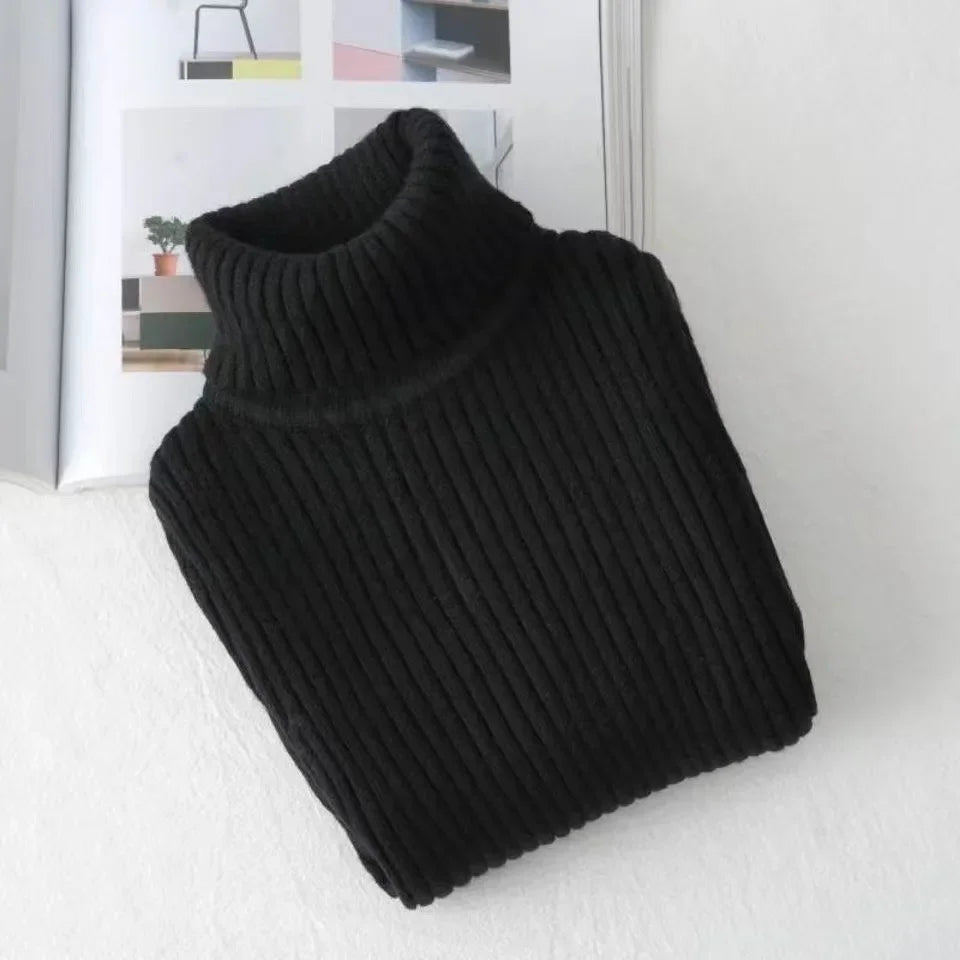 2025 Sweater Kids Autumn Girls Turtleneck 1-9Yrs